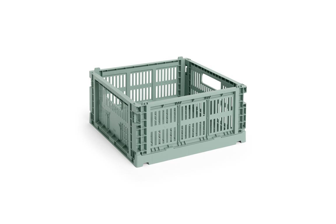Colour Crate Square kasse - Sage green